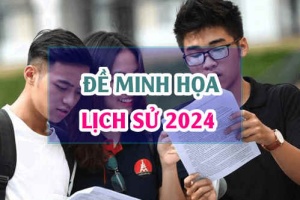 Đề minh hoạ môn Sử 2024 thi tốt nghiệp THPT